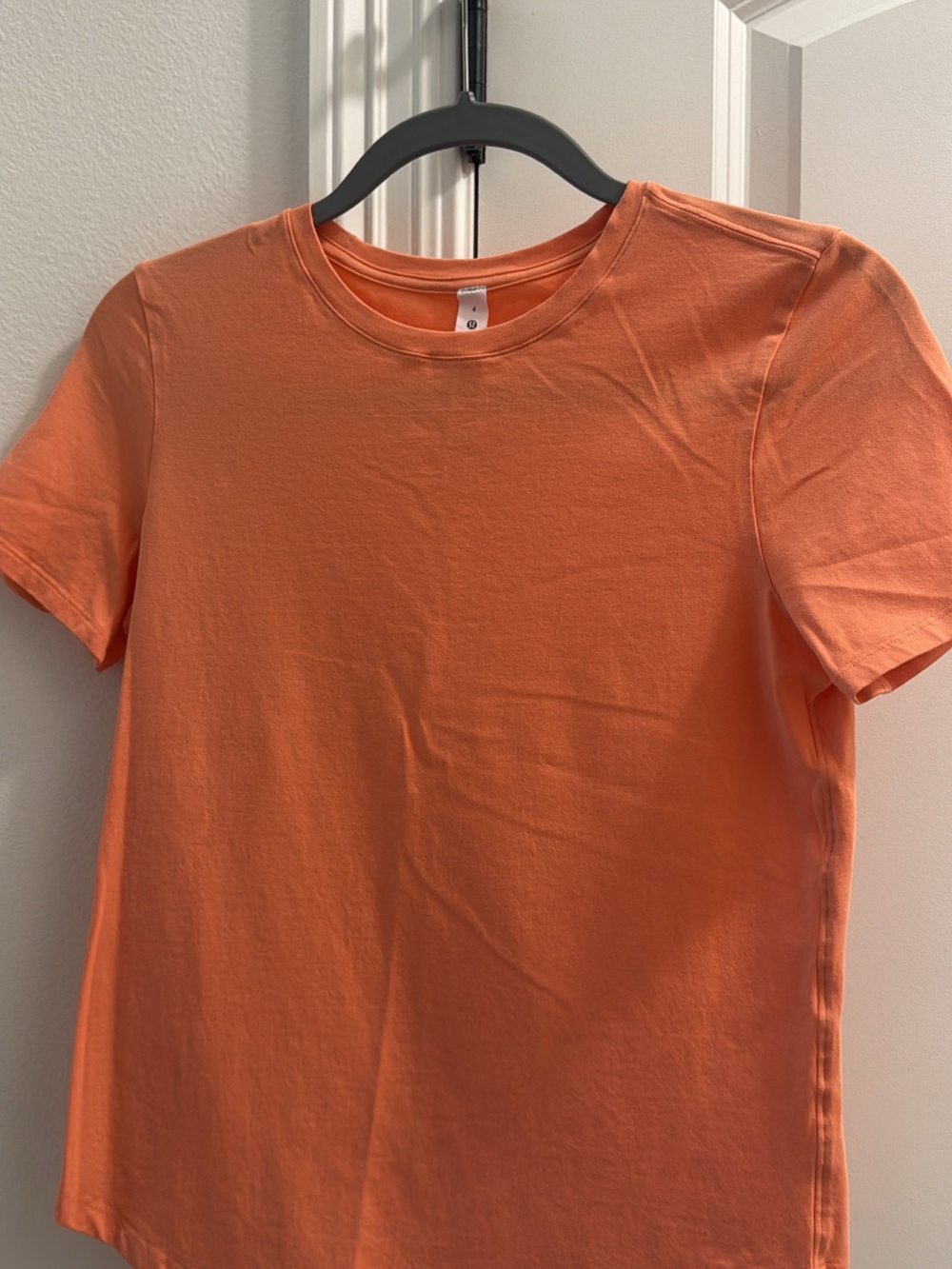 lululemon athletica Orange Short Sleeve Tee